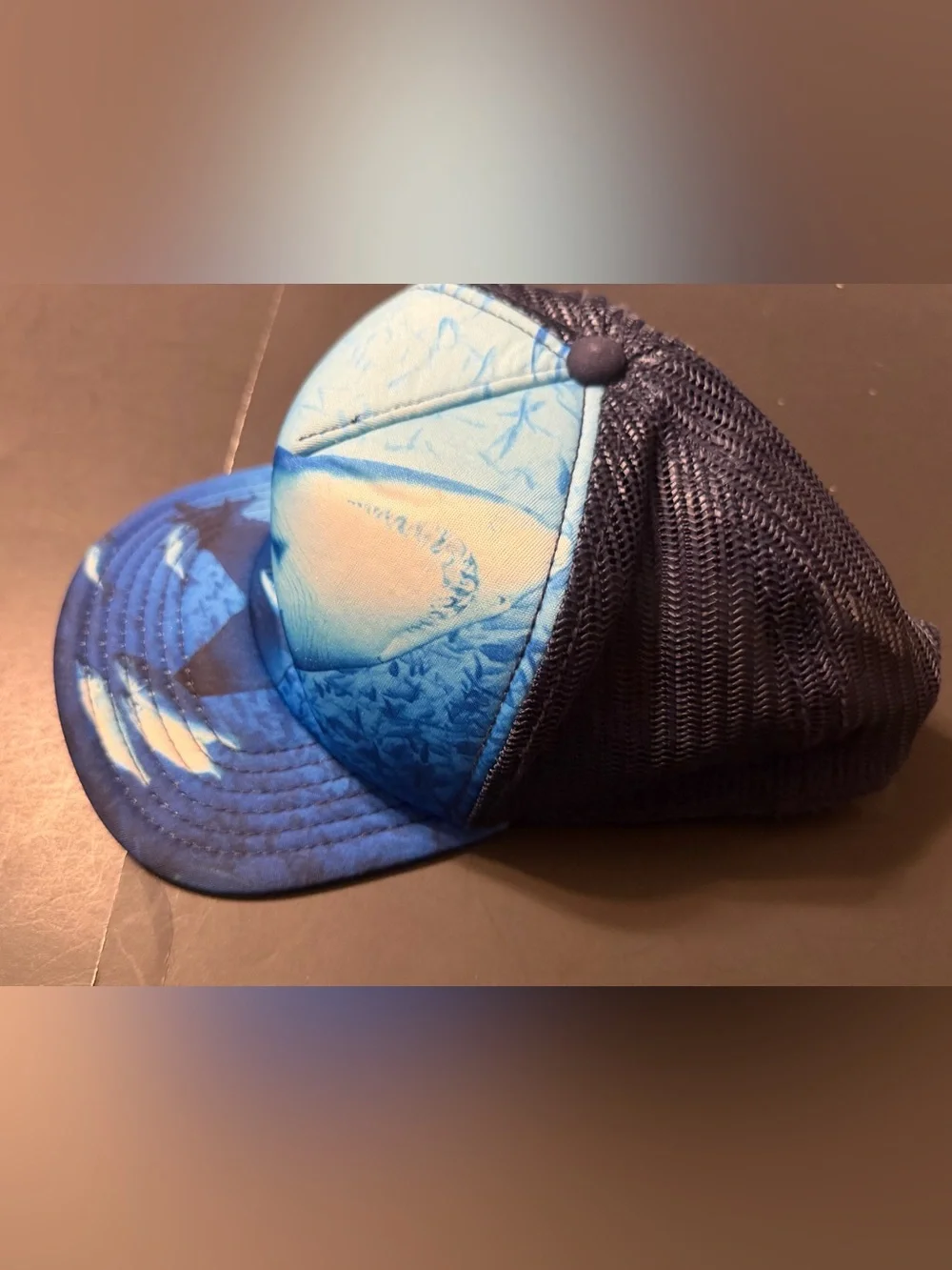 Old Navy Boys One Size Shark 🦈 Themed Cap With Mesh Back SnapBack